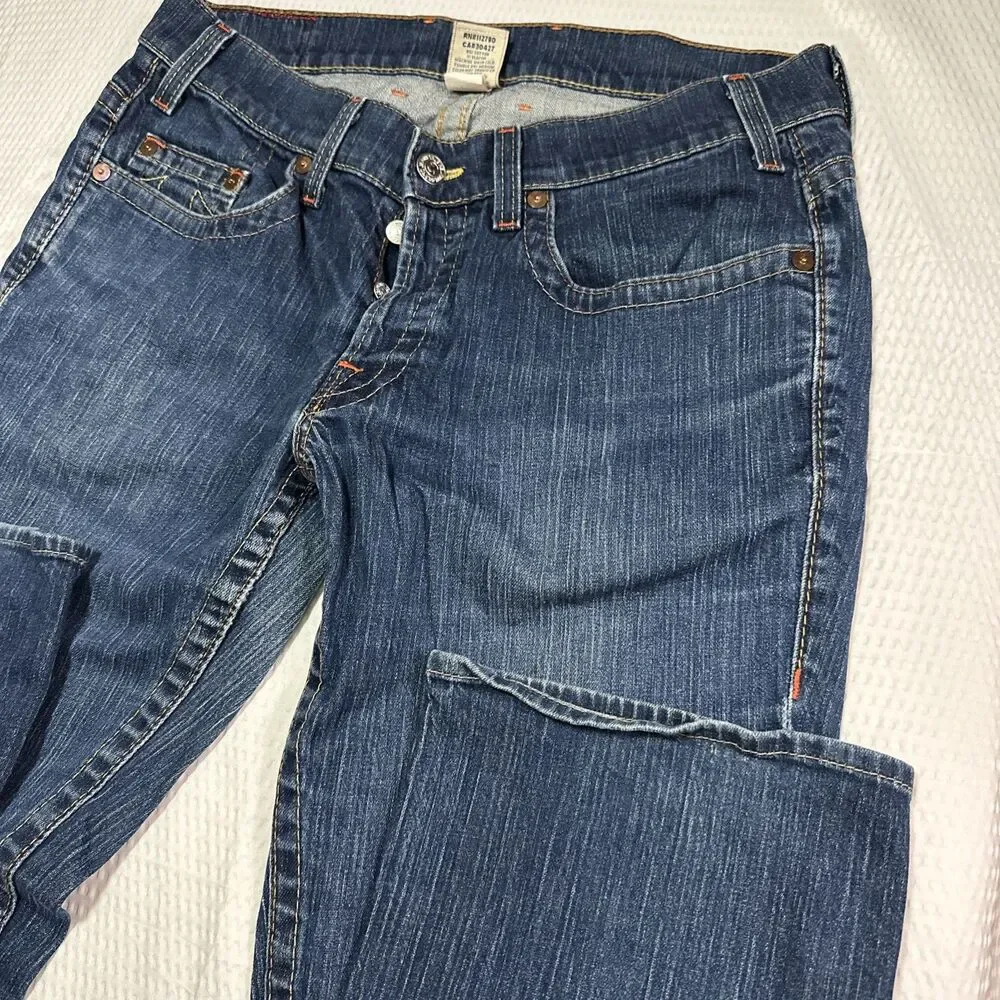 True Religion Logan Jeans  36x33 Made In USA